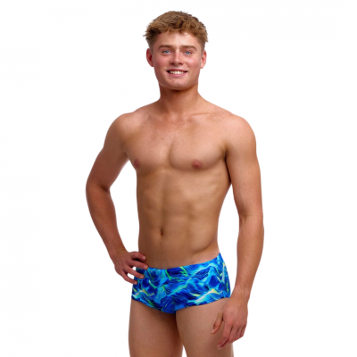 Дитячі плавки Funky Trunks Boy's Sidewinder Trunks Storm Chaser (FTS015B72307) розмір 24 (8-9 років) сині