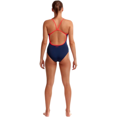 Жіночий купальник Funkita Ladies Single Strap One Piece Ocean Fire (FKS030L02324) розмір 10 синій