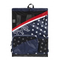 Рюкзак сітка TYR Elite Team Mesh Backpack (LBMSHELT-642) з зірочками 40L