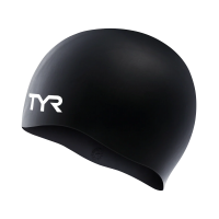 Шапочка для плавання TYR Adult Silicone Wrinkle-Free Swim Cap (LCS-001) чорна