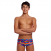 Дитячі плавки Funky Trunks Boy's Sidewinder Trunks Plastic Fantastic (FTS015B72370) розмір 26 (10-11 років) фіолетові