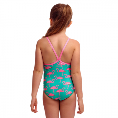 Дитячий купальник для плавання Funkita Toddler Girl's Printed One Piece Go Flamingo! (FKS022G00547) на 4 роки з фламінго Дитячий купальник для плавання Funkita Toddler Girl's Printed One Piece Go Flamingo! (FKS022G00547) на 4 роки з фламінго