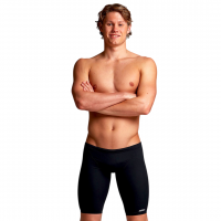 Чоловічі плавки довгі джамери для плаванння Funky Trunks Men's Training Jammers Still Black (FTS003M00470) розмір 30 чорний Чоловічі плавки довгі джамери для плаванння Funky Trunks Men's Training Jammers Still Black (FTS003M00470) розмір 30 чорний