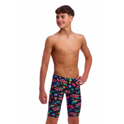 Плавки довгі джамери для плаванння Funky Trunks Boy's Lost Leaf Training Jammers (FTS003B72241) розмір 28 (12-13 років) з загублений лист