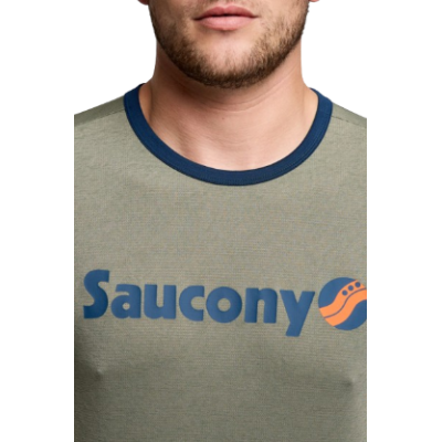 Футболка Saucony STOPWATCH GRAPHIC SHORT SLEEVE (SAM800378-BUHS4) розмір XXL
