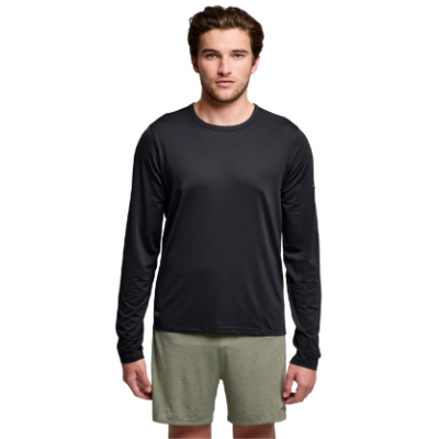 Футболка довг. рукав Saucony STOPWATCH LONG SLEEVE (SAM800379-BK) розмір XL