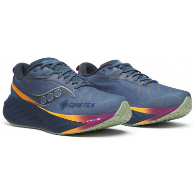 Водонепроницаемые кроссовки для бега Saucony TRIUMPH 22 GTX (S20966-253) размер 7,5 синие Водонепроницаемые кроссовки для бега Saucony TRIUMPH 22 GTX (S20966-253) размер 7,5 синие