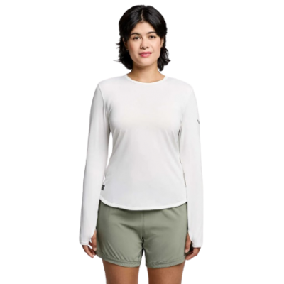 Футболка довг. рукав Saucony STOPWATCH LONG SLEEVE (SAW800486-WH) розмір S