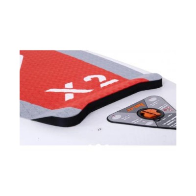 Надувна SUP дошка для серфінгу Z-Ray X-Rider Deluxe X2 з веслом, насосом та сумкою для зберігання.