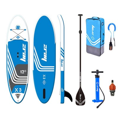 Надувна SUP дошка для серфінгу Z-Ray X-Rider Epic X3 з веслом, насосом та сумкою для зберігання