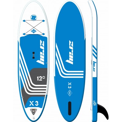 Надувна SUP дошка для серфінгу Z-Ray X-Rider Epic X3 з веслом, насосом та сумкою для зберігання