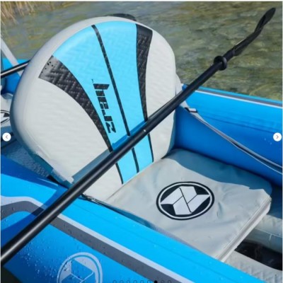 Надувний двомісний каяк Z-Ray Tortuga Kayak з веслами, насосом та сумкою для зберігання.
