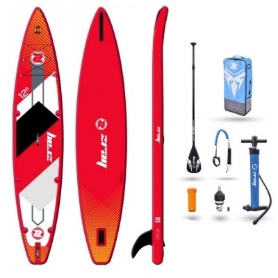 Надувна SUP дошка для серфінгу Z-Ray Rapid R1 з веслом, насосом та сумкою для зберігання